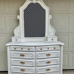 Adorable 2 Pieces, Dresser & Mirror set