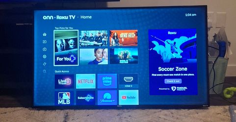 55in Onn. Roku TV