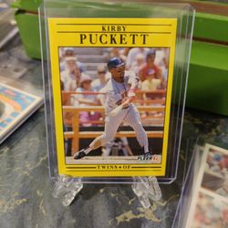 1991 Fleer Kirby Puckett Hall Of Famer Card Number 623