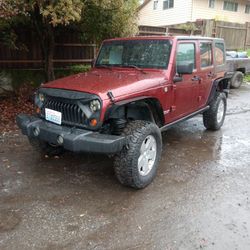 Two thousand eight jeep wrangler with a brand new engine three point eight v six price to S e l l