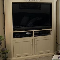 Corner TV Entertainment Cabinet 