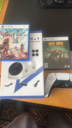 PS5 Bundle – 2 Games, Controller & Accessories Pack