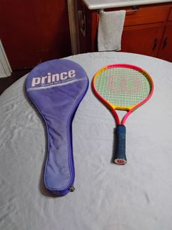 Wilson Junior Oversized 23 . 3 7/8" Tennis Racket with Prince Cover
