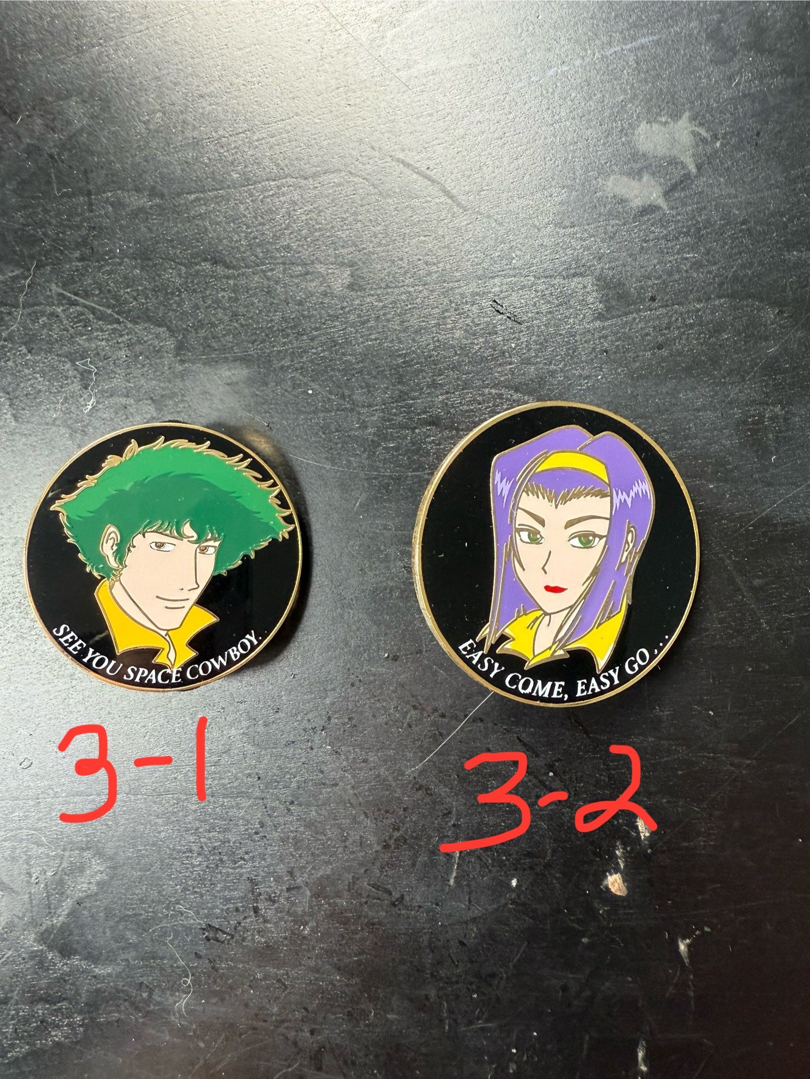 Cowboy Bebop Enamel Pins