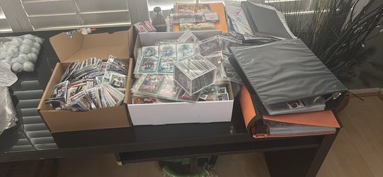 Huge NFL and NBA trading card collection