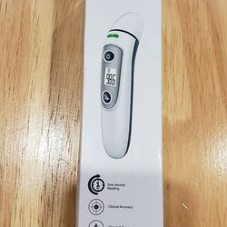 DualThermometer for Adults,Touchless Digital Infrared Thermometer for Fever, Ear, Forehead, Baby and Kids, with LCD Screen, Memory