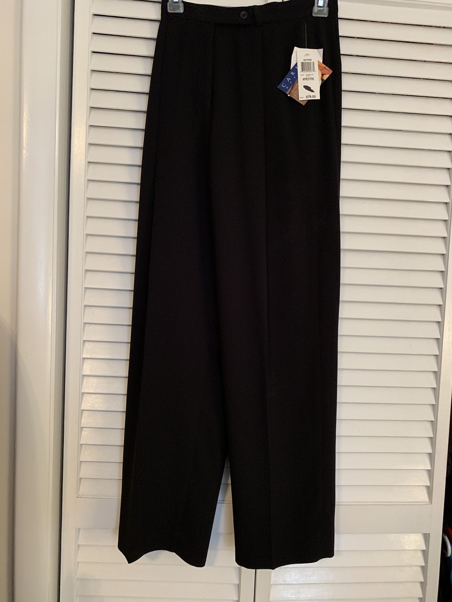 NWT Charter Club Size 4P Black Dress Pants
