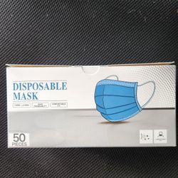 Disposable Masks Box Of 50 (Read Description)