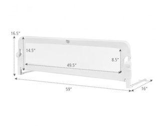 All new 59” breathable safety bed rail guard toddlers