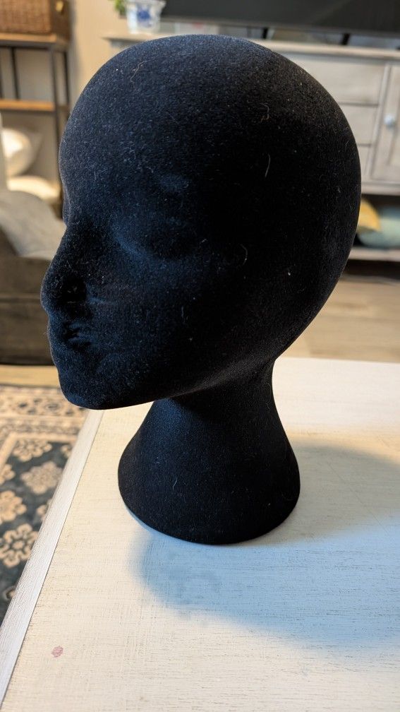 Styrofoam Head For Wig Or Hat Display 2 Left Will Have Minor Flaws Used