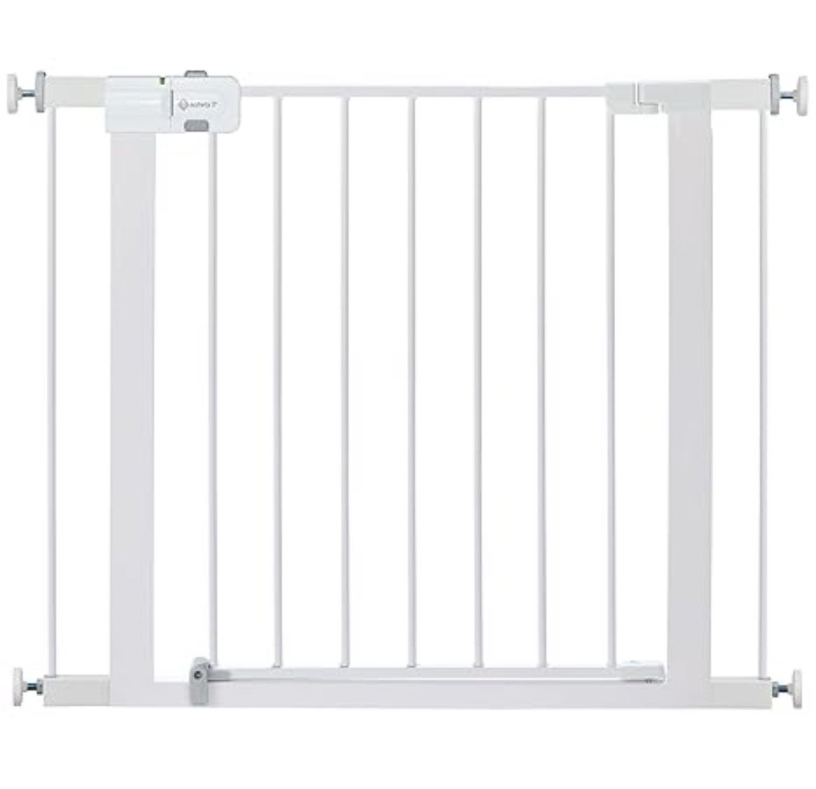 Safety 1st Easy Install Walk Thru Baby Gate for Doorways, Gate With Door, Dog Gates, Fits 29"-38", Easy Install 28" Tall, White
