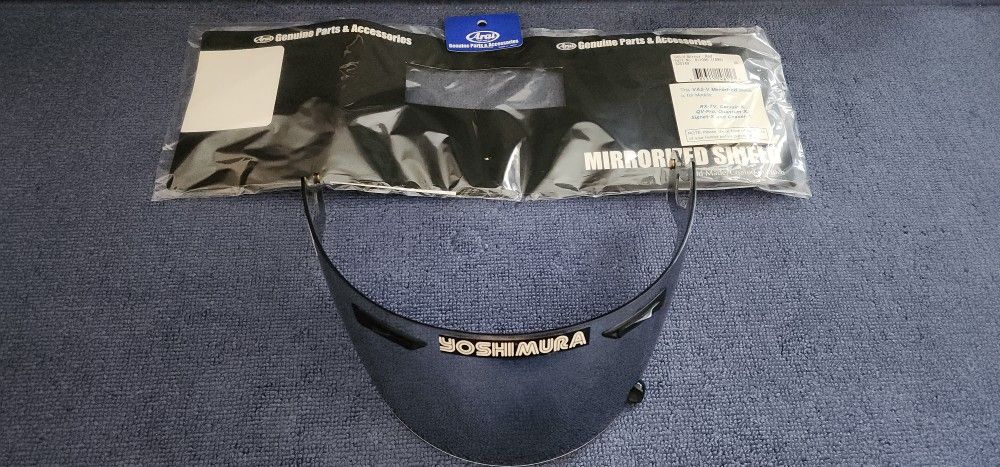 Arai Vas-v Silver Mirror Iridium Face Shield Corsair X Signet Quantum DT Regent Rc Contour Ram Dainese Shoei Rx7 X14 X15 Agv Hjc Suomy Shark Scorpion