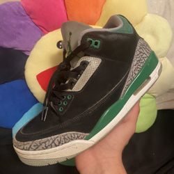 Jordan 3 Pine green