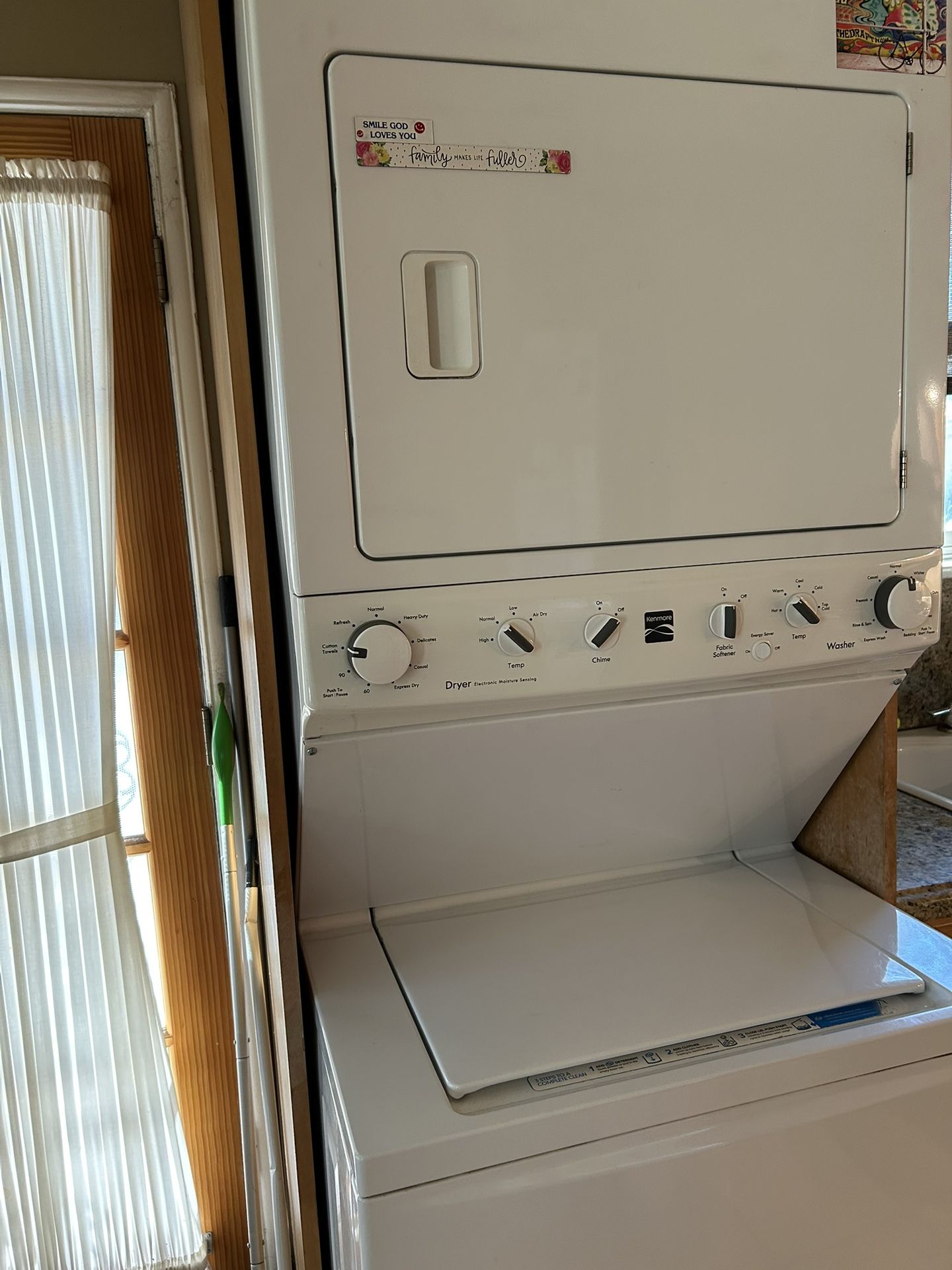 Kenmore Washer And Dryer Stackable Set XL CAPACITY