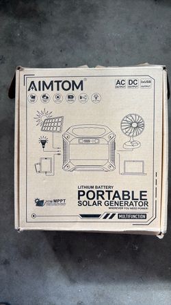 Aimtom Lithium battery Portable Solar Generator