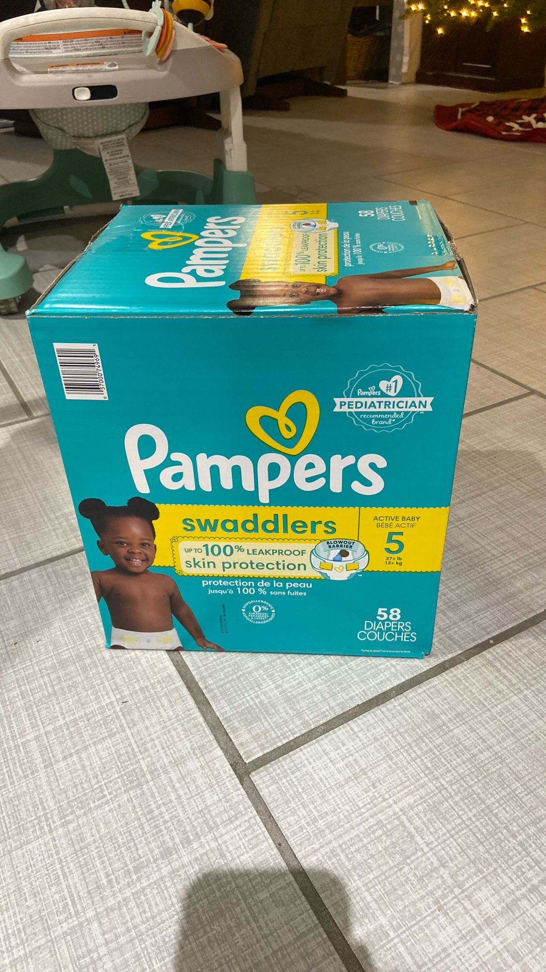 Size 5 Pampers Swaddlers