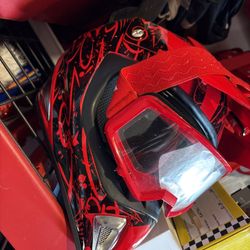 DIRT BIKE HELMETS MOTOCROSS ATV OFF ROAD HELMET WITH GOGGLES GLOVES MASK DOT MODEL