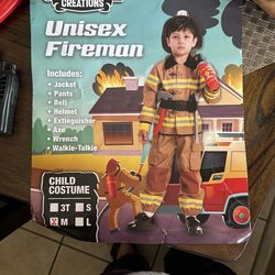Unisex Firefighter Costume