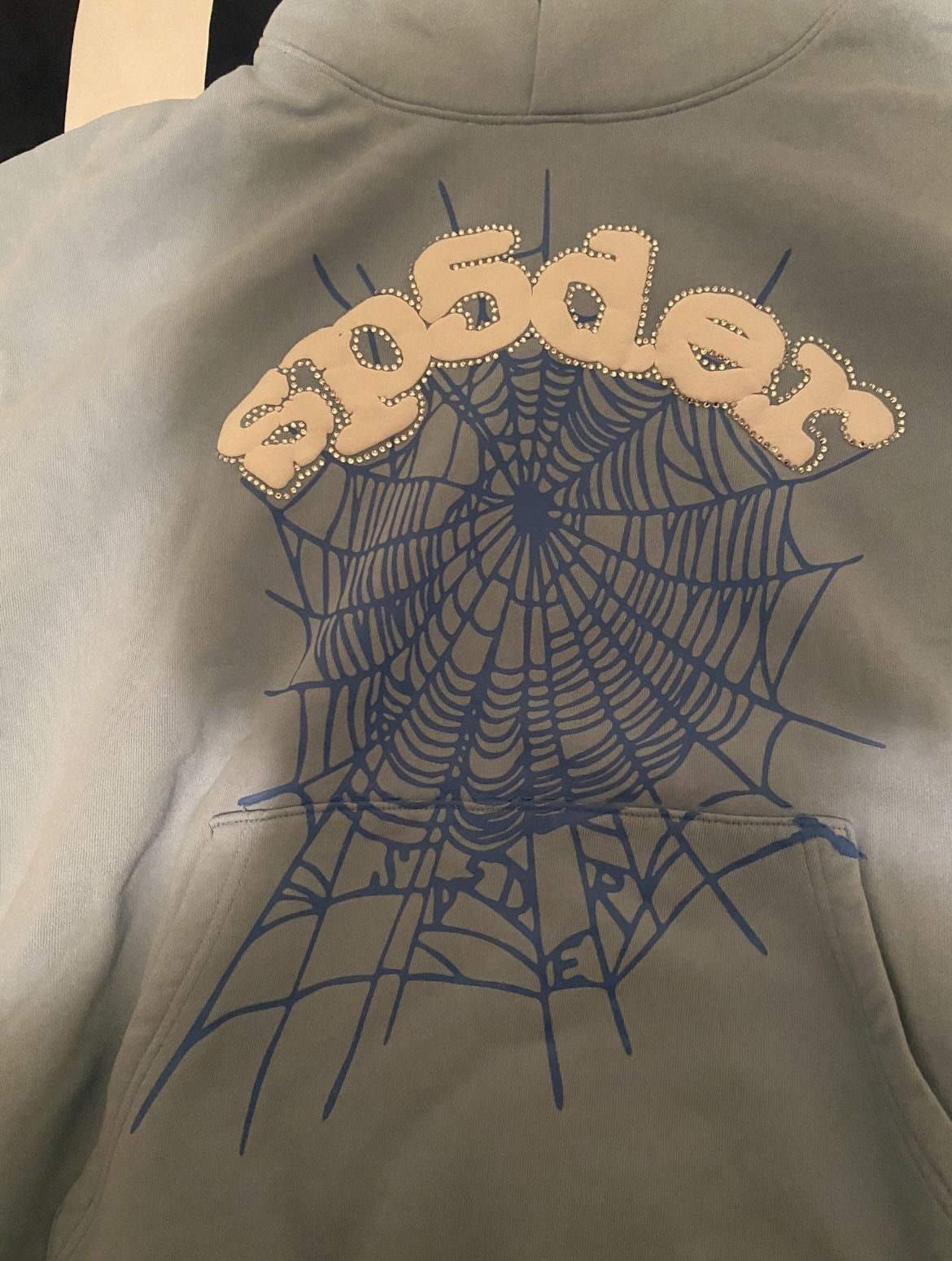 Sp5der Hoodie Sly Blue