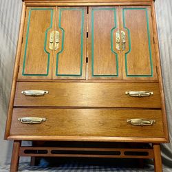 Mid Century Modern Tallboy 5 Drawer Dresser- Delivery Available