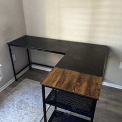 L shaped desk