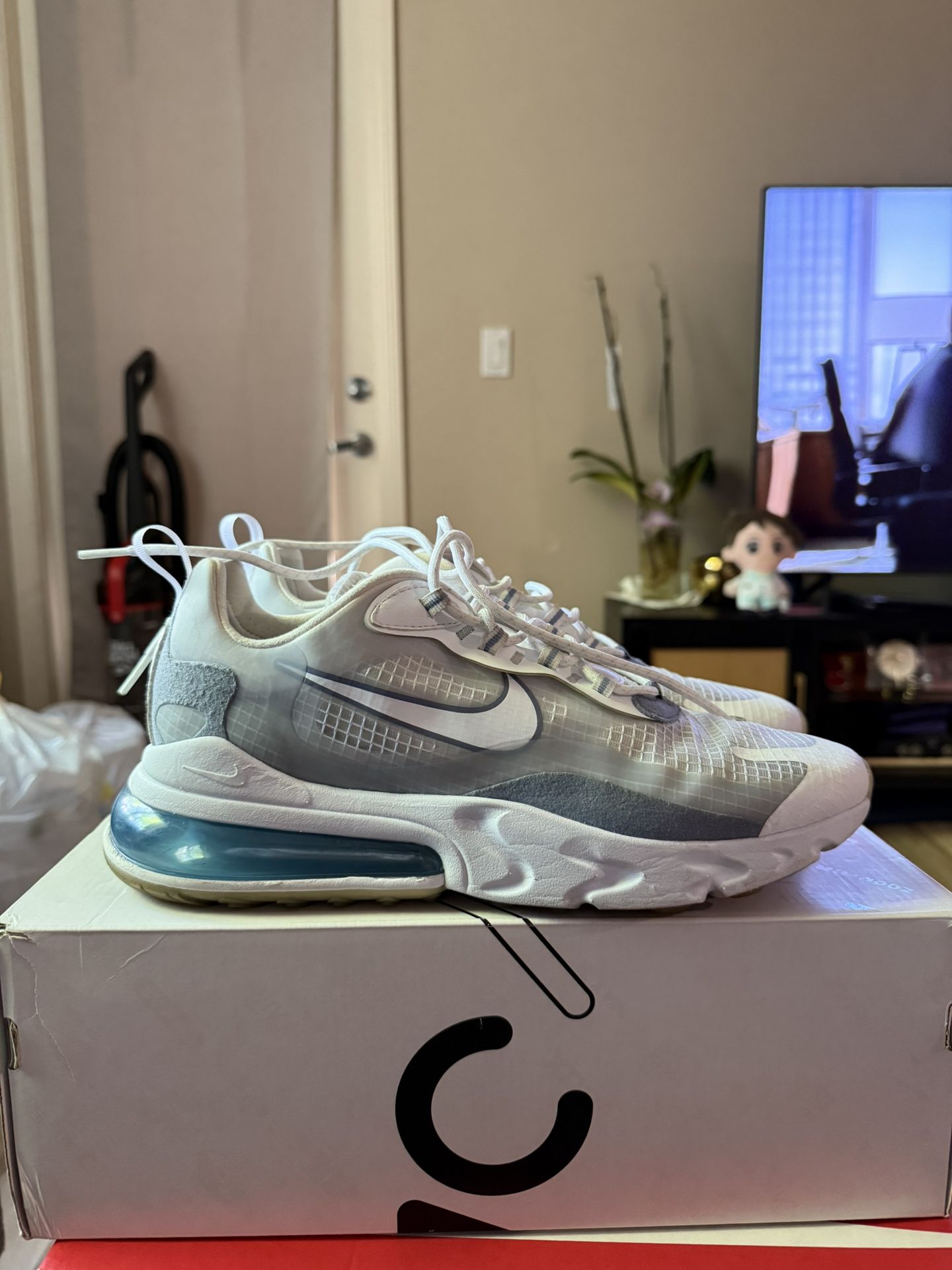 Nike Shoes Air Max 270 React Se Indigo Fog Air Max 270 React