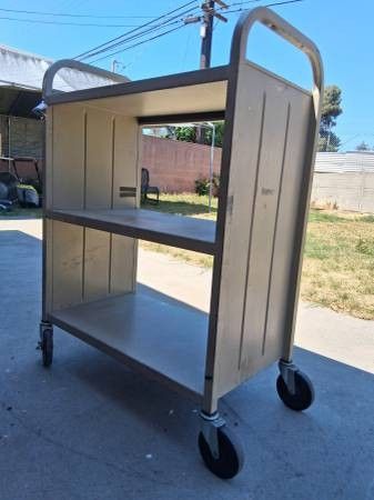 Heavy Duty; rolling utility cart with wheels - $80 