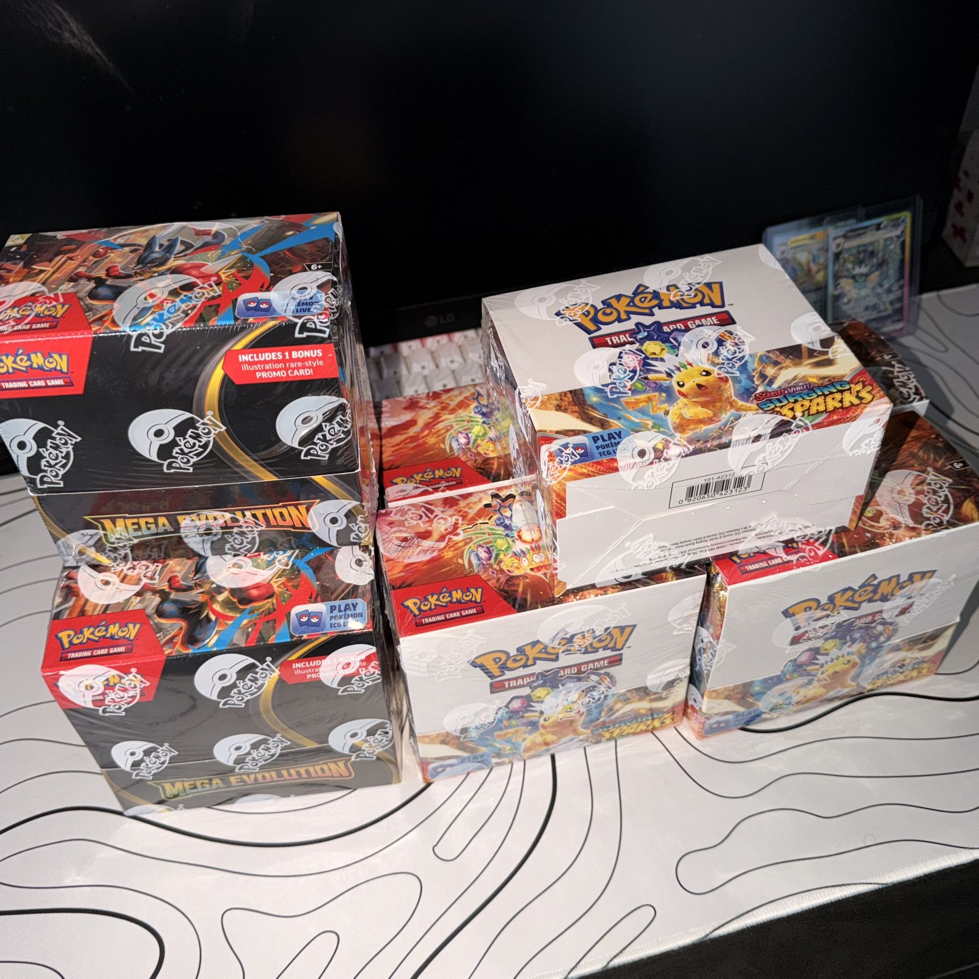 surging sparks booster box promo Pokemon Scarlet and Violet 8 (SV08) Surging Sparks - ALL IN ONE Bundle
