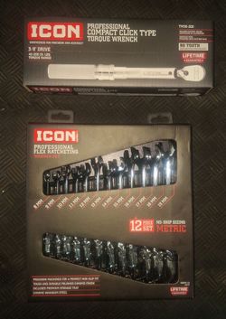 Brand New ICON Tool Set + Torque Wrench
