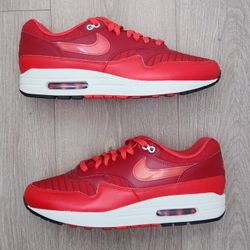 🔥 Nike Air Max 1 Gym Red Crimson HQ3607-687 Men's Size 11 New MSRP $150 🔥