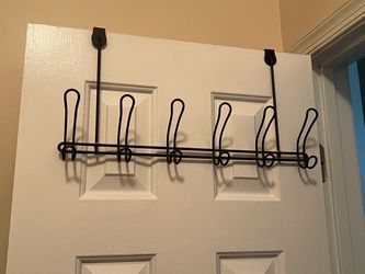 Over the door clothes hanger 6 hangers