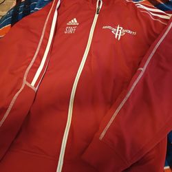 Houston Rockets Staff Adidas Track Jacket 