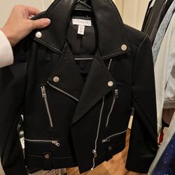 Size 0 Top Shop Leather Jacket 