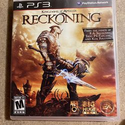 Reckoning PS3 Video Game