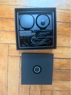 Letsfit YOR Smart Ring Activity Tracker Size 11 Black/Silver SpO2 HR + Dock