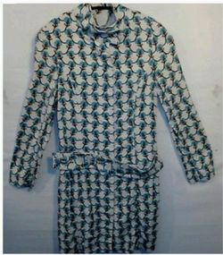 Ted Baker Linen Blend Twirly Floral Spring Wrap