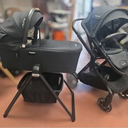 Nuna DEMI GROW stroller W Bassinette 