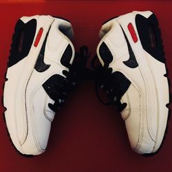 Nike Air Max 90 LTR SE White/Very Berry/Black SZ 5Y