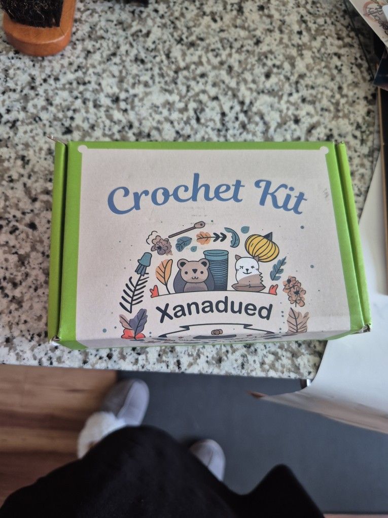 Beginner Crochet Kit Christmas Tree