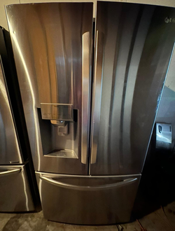 LG 3-Door Stainless Steel French Door Fridge - EnergyStar