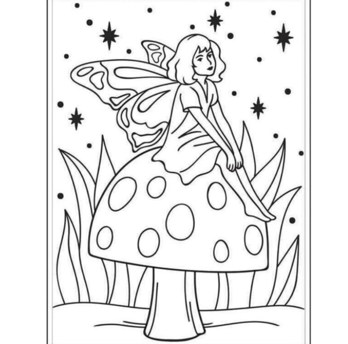 Darice Embossing  Folder Fairy Garden  Mushroom