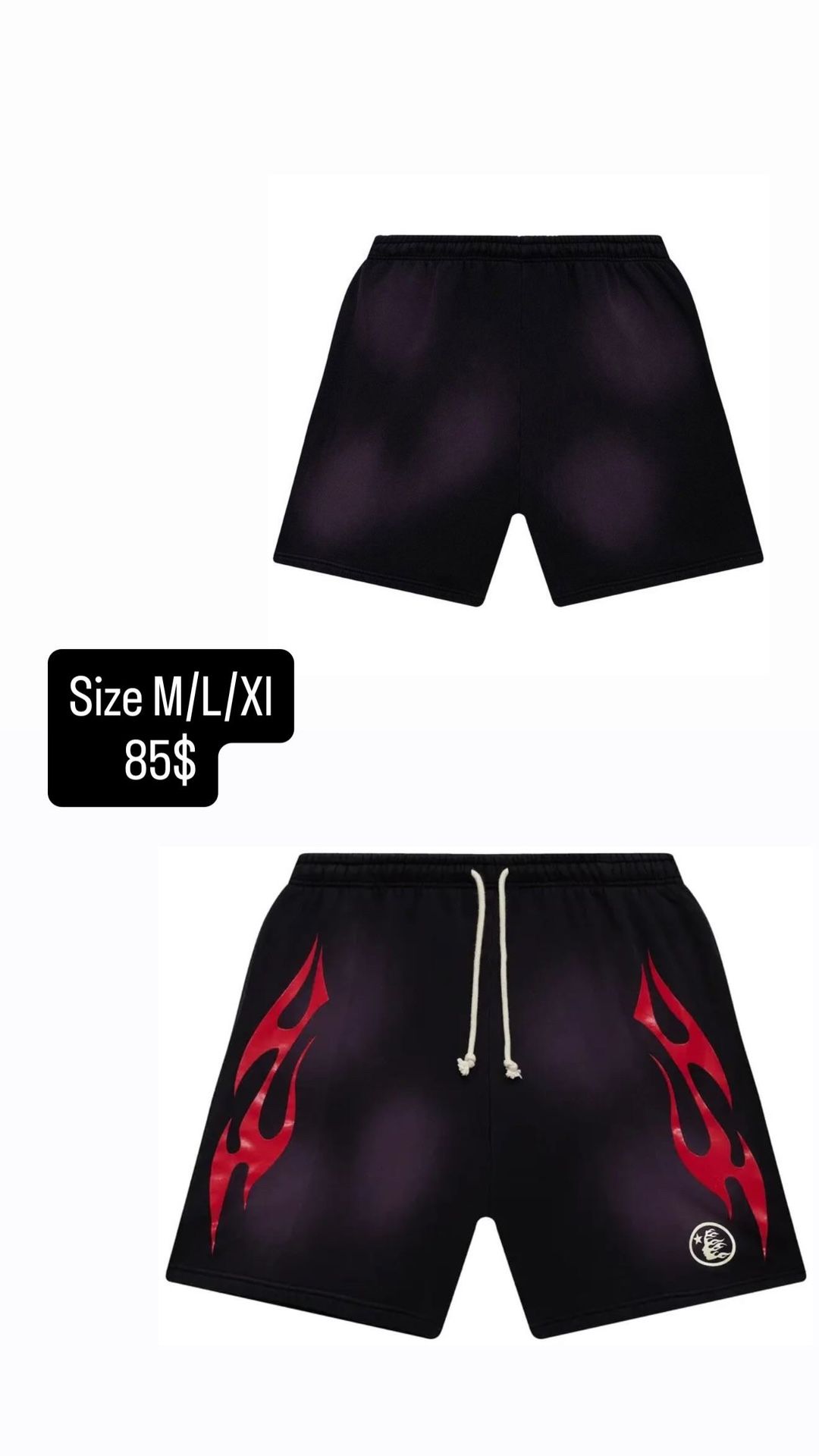 Hellstar Flame Shorts 'Purple' Size M/L/Xl