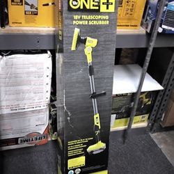 RYOBI ONE + 18V TELESCOPING POWER SCRUBBER (TOOL ONLY)