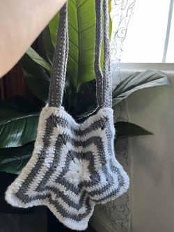 Cute star crochet bag