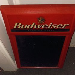 Budweiser Light Up Sign 