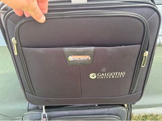 Travel luggage carry on bag.