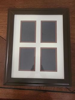 Target Dark Wood 4-Photo Collage Picture Frame