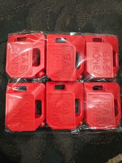 All new 6pcs gas can ornament Christmas money holder