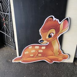 Bambi Wooden Cut Out- 3 Ft