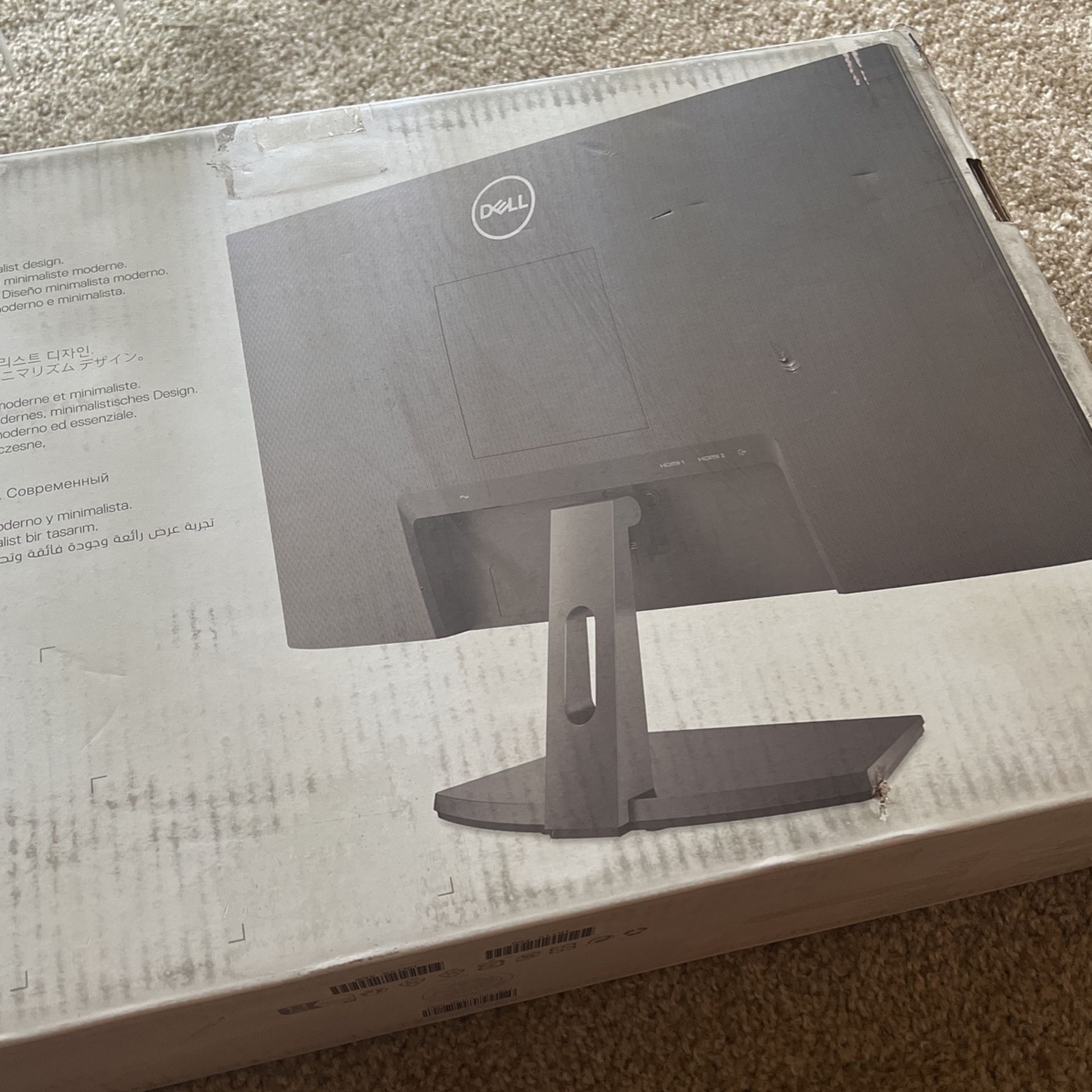 Dell 24 Inch PC Monitor SE 1920 X 1080 Black